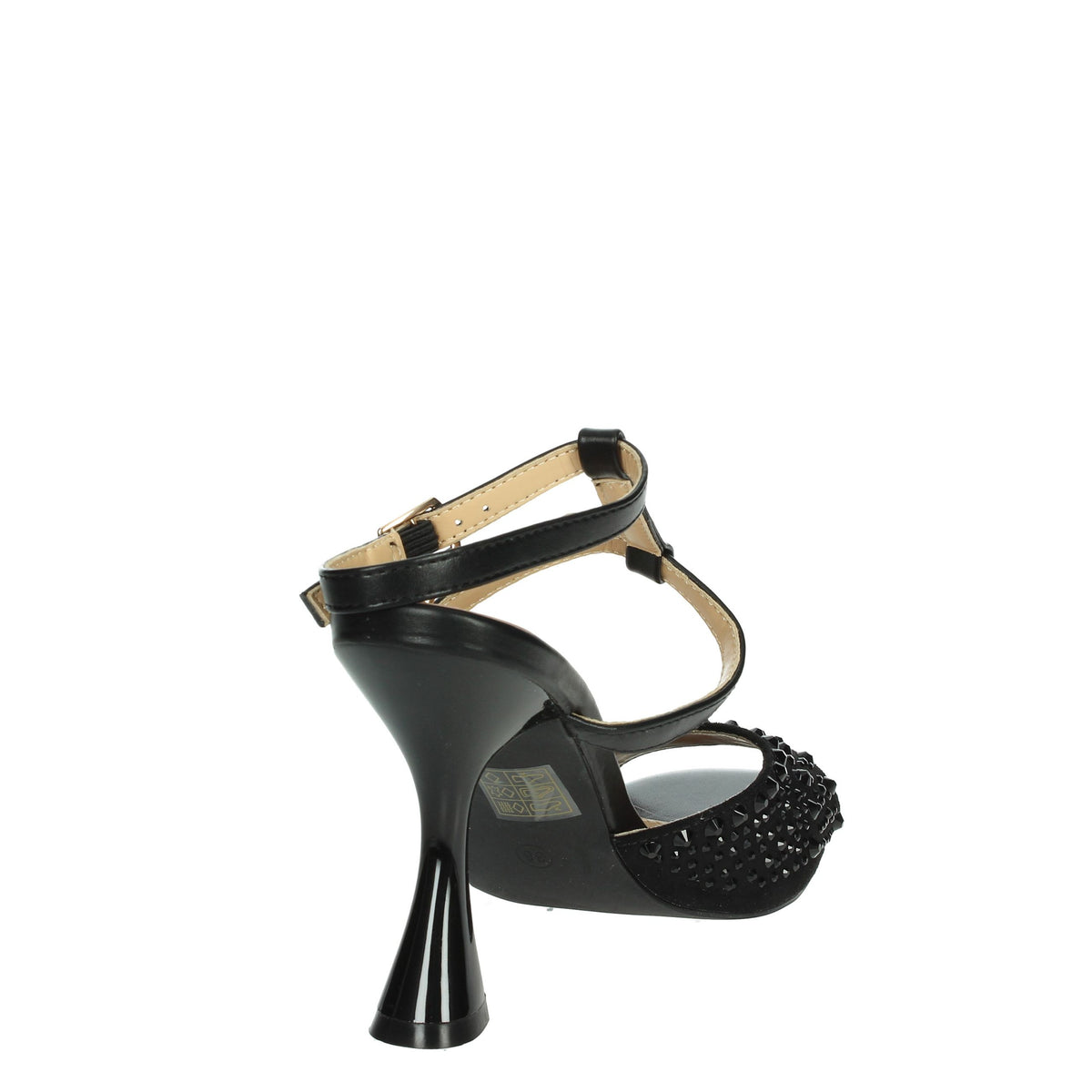 FERRE' Donna Sandali con tacco F-174 Nero