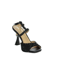 FERRE' Donna Sandali con tacco F-174 Nero