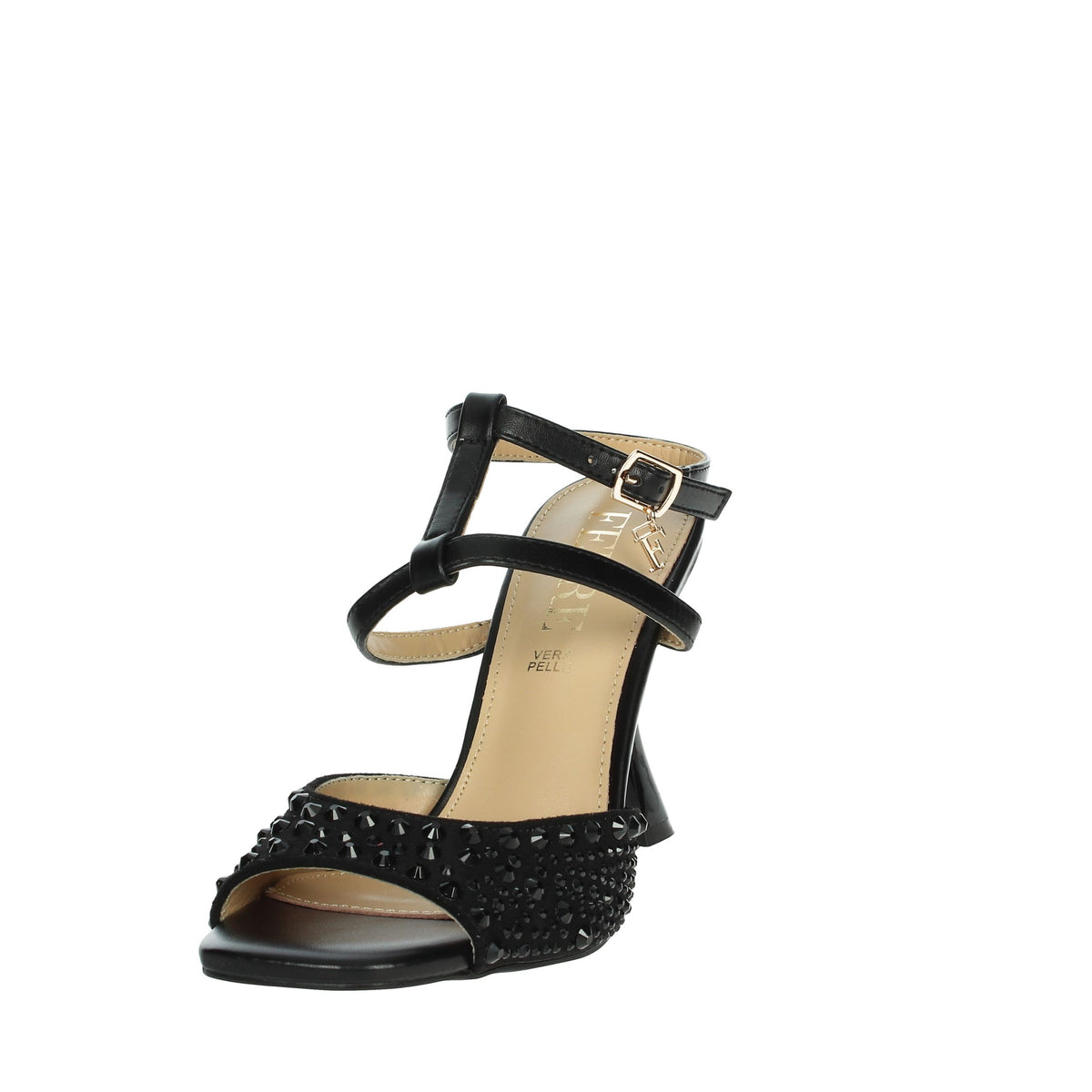 FERRE' Donna Sandali con tacco F-174 Nero