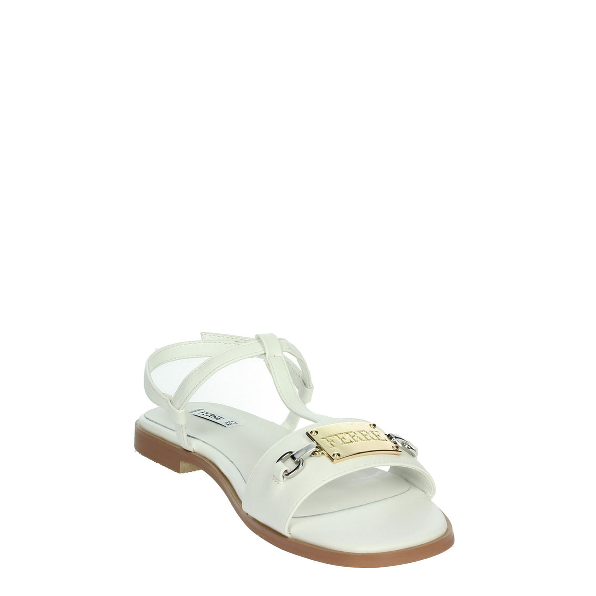FERRE' Donna Sandali bassi F-251 Bianco