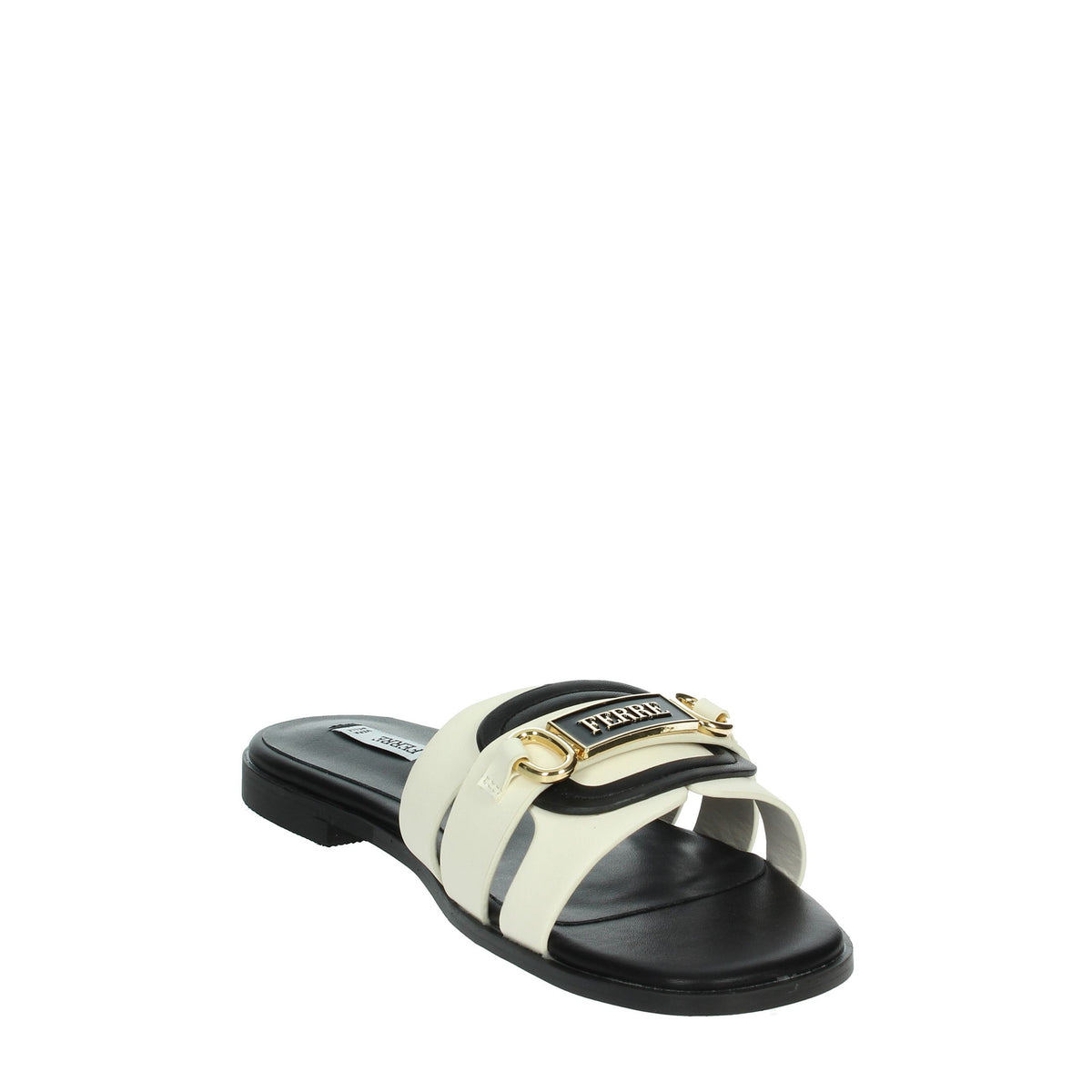 FERRE' Donna Ciabatte basse F-254 Panna