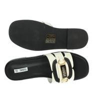 FERRE' Donna Ciabatte basse F-254 Panna