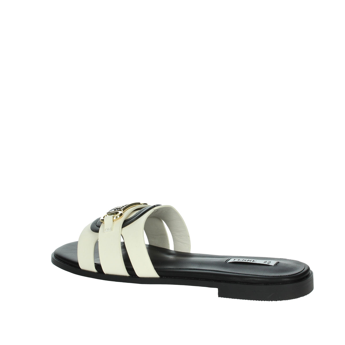 FERRE' Donna Ciabatte basse F-254 Panna