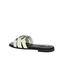 FERRE' Donna Ciabatte basse F-254 Panna