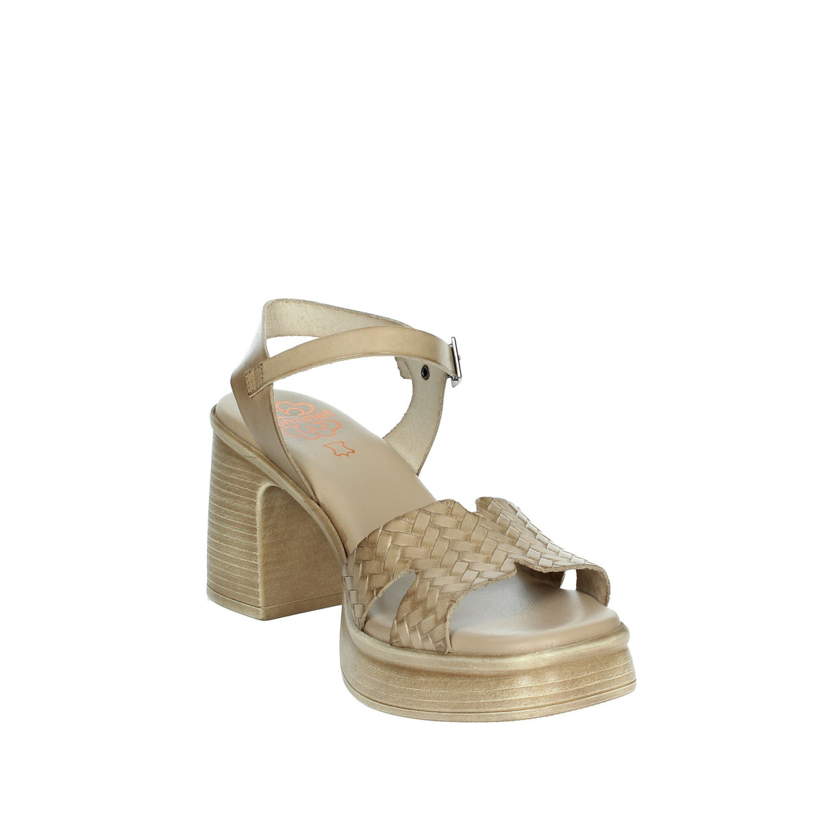 PORRONET Donna Sandali con zeppa 7061 Taupe