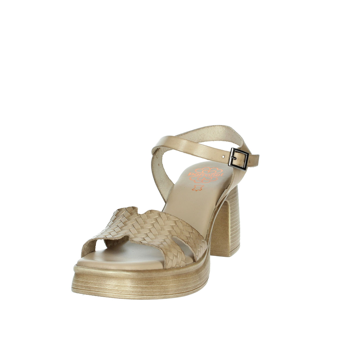 PORRONET Donna Sandali con zeppa 7061 Taupe