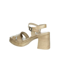 PORRONET Donna Sandali con zeppa 7061 Taupe