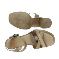 PORRONET Donna Sandali con tacco 7060 Taupe