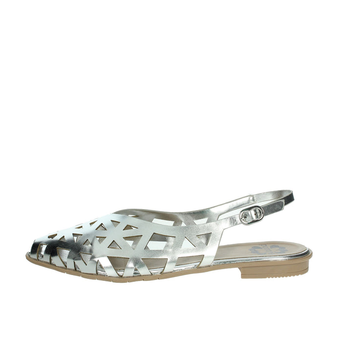 PORRONET Donna Ballerine 7092 Argento