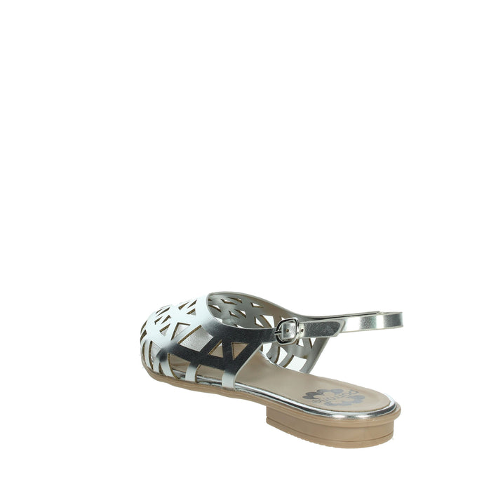 PORRONET Donna Ballerine 7092 Argento