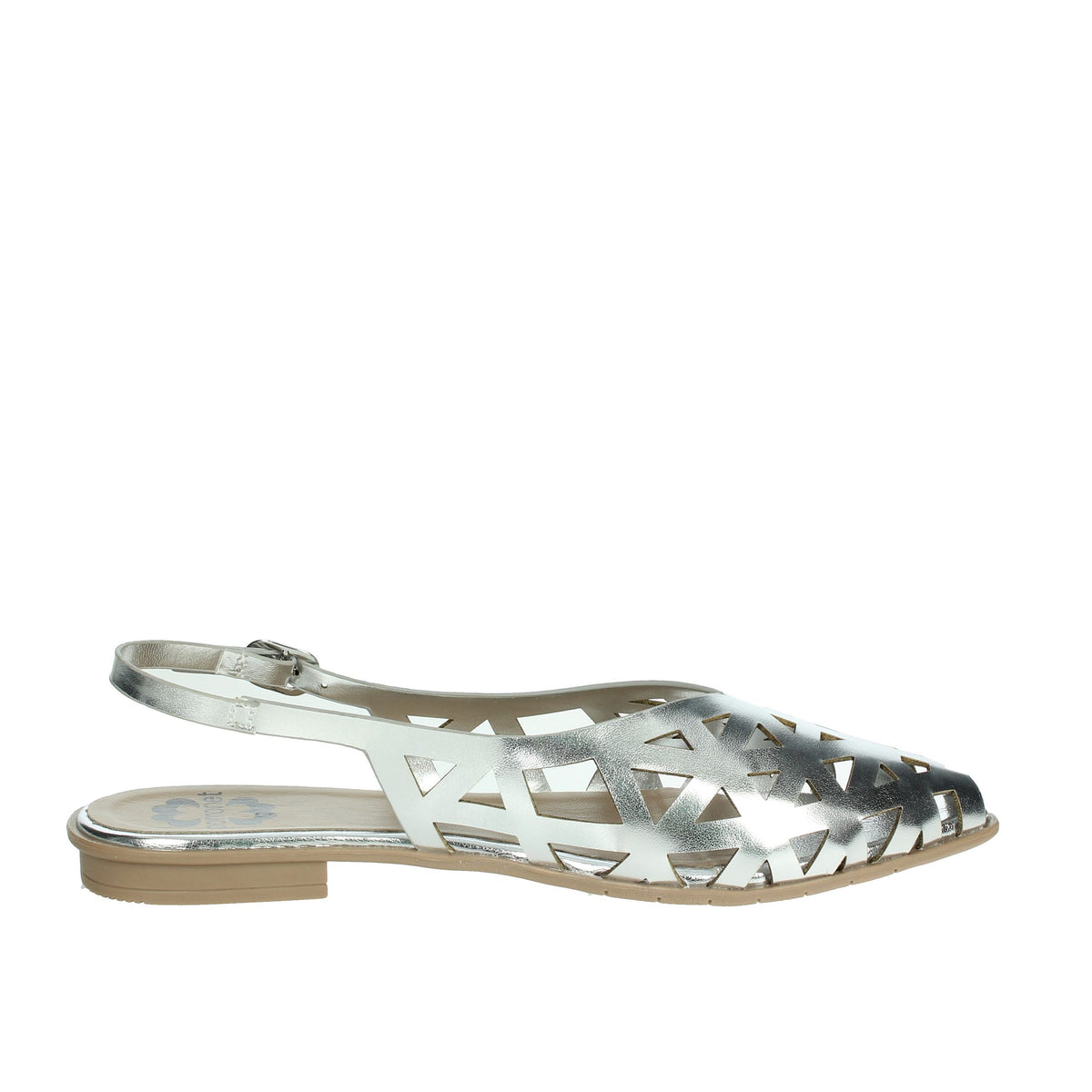 PORRONET Donna Ballerine 7092 Argento
