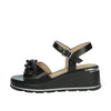 Keys Donna Sandalo con zeppa K-11000 Nero