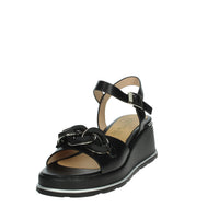 KEYS Donna Sandali con zeppa K-11000 Nero
