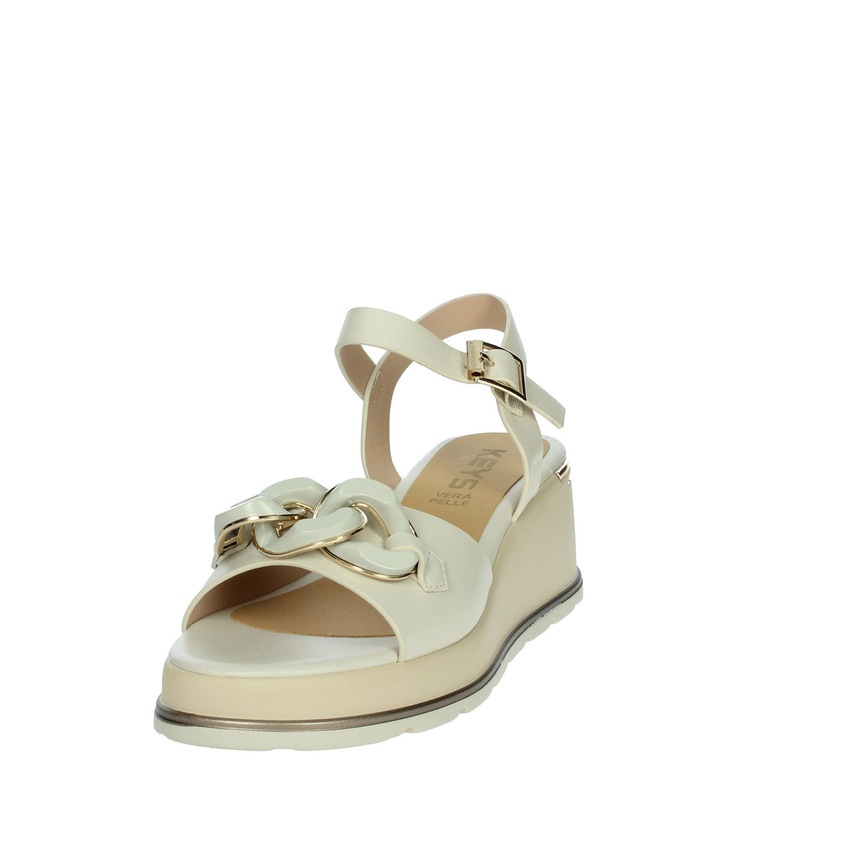 KEYS Donna Sandali con zeppa K-11000 Beige