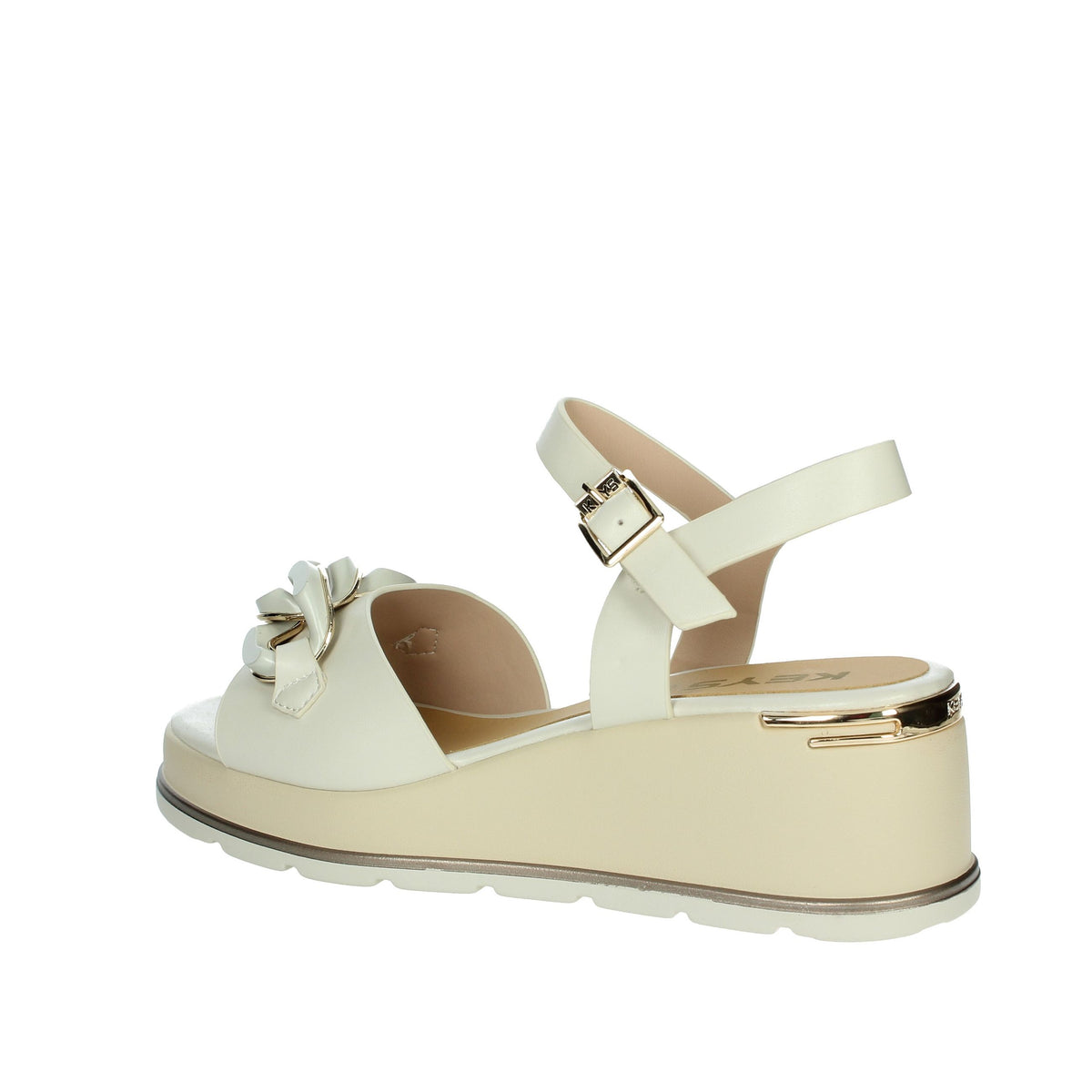 KEYS Donna Sandali con zeppa K-11000 Beige