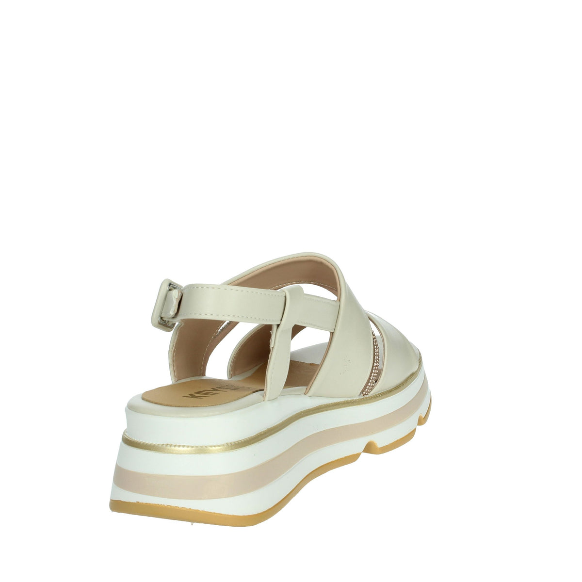 KEYS Donna Sandali con zeppa K-11010 Beige