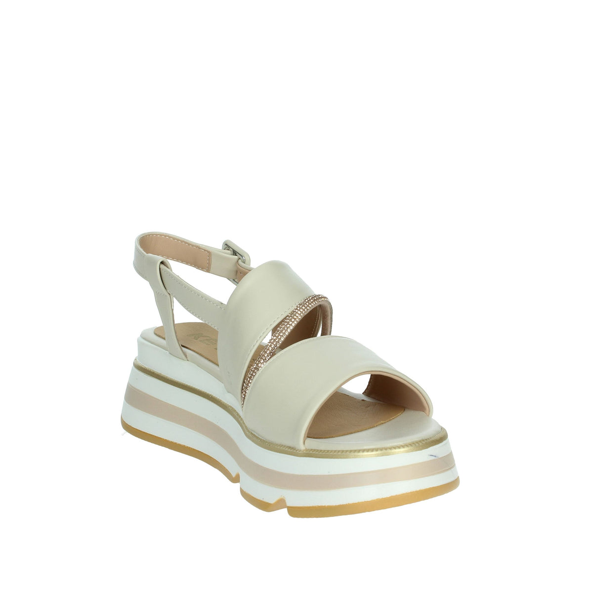 KEYS Donna Sandali con zeppa K-11010 Beige