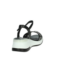 KEYS Donna Sandali con zeppa K-11092 Nero