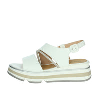 KEYS Donna Sandali con zeppa K-11010 Bianco