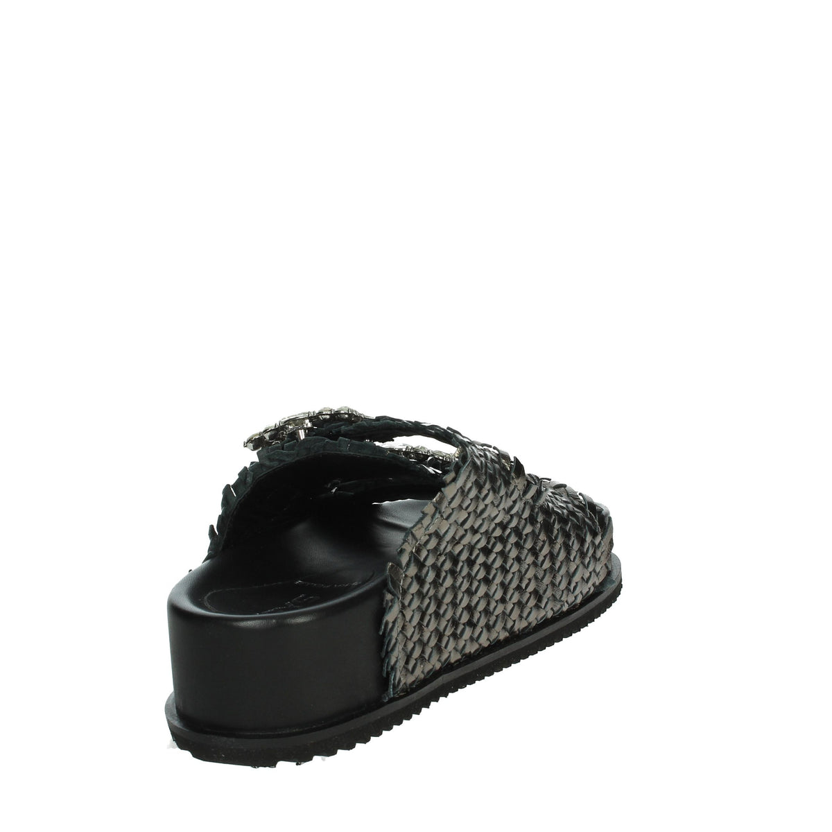 KEYS Donna Ciabatte con zeppa K-10920 Antracite