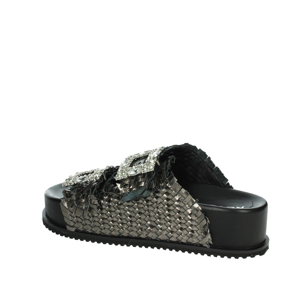 KEYS Donna Ciabatte con zeppa K-10920 Antracite