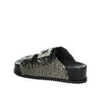 KEYS Donna Ciabatte con zeppa K-10920 Antracite
