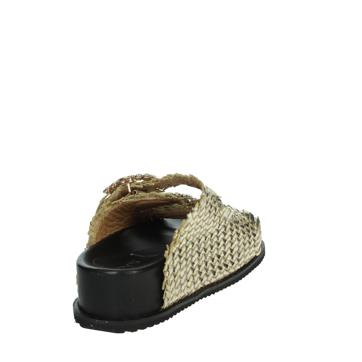KEYS Donna Ciabatte con zeppa K-10920 Platino