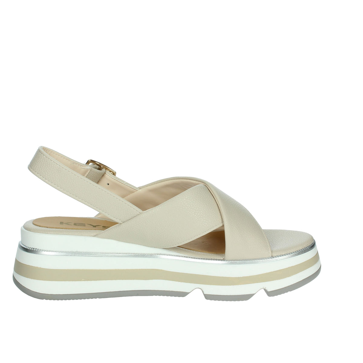 KEYS Donna Sandali con zeppa K-11013 Beige
