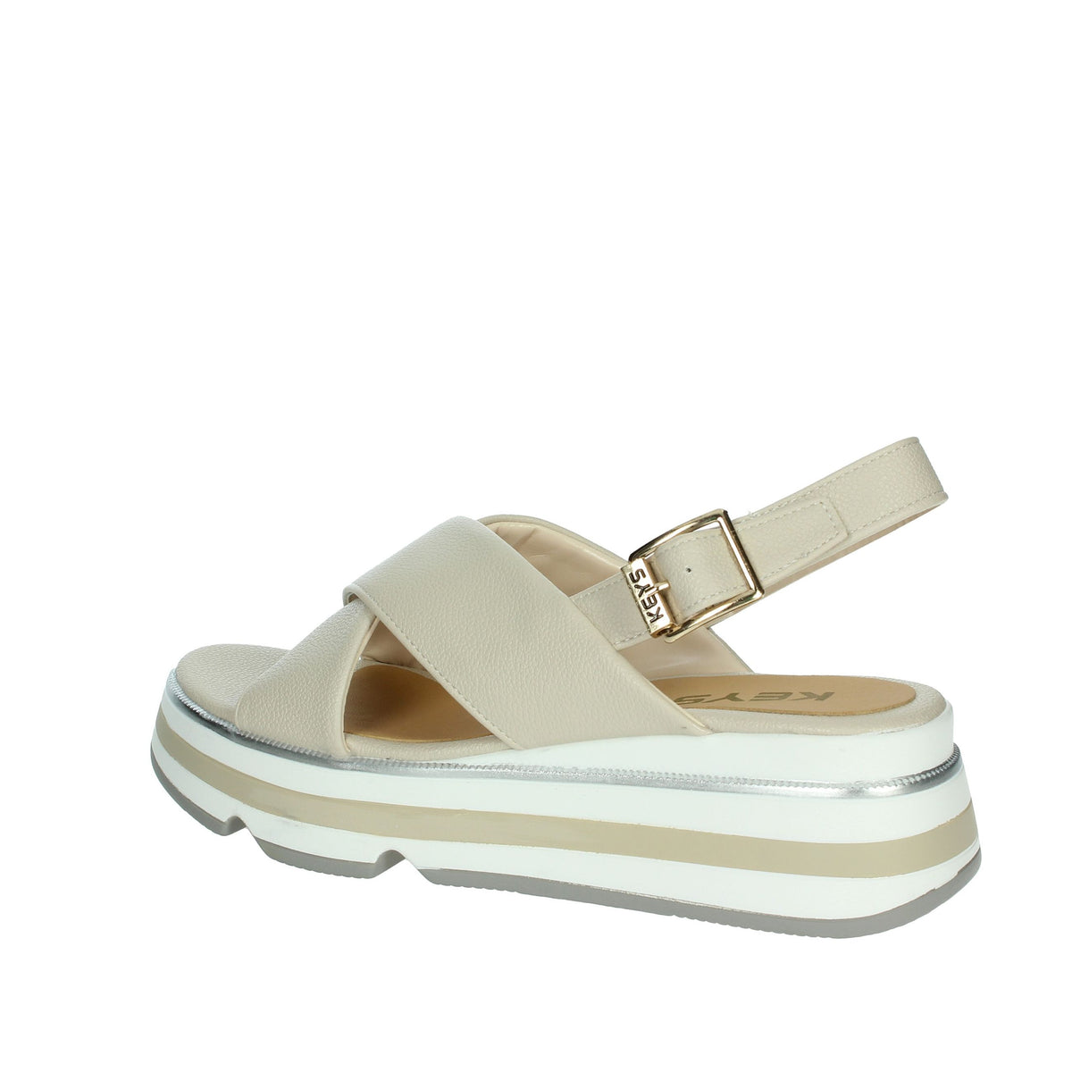 KEYS Donna Sandali con zeppa K-11013 Beige