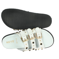 KEYS Donna Ciabatte basse K-10931 Bianco
