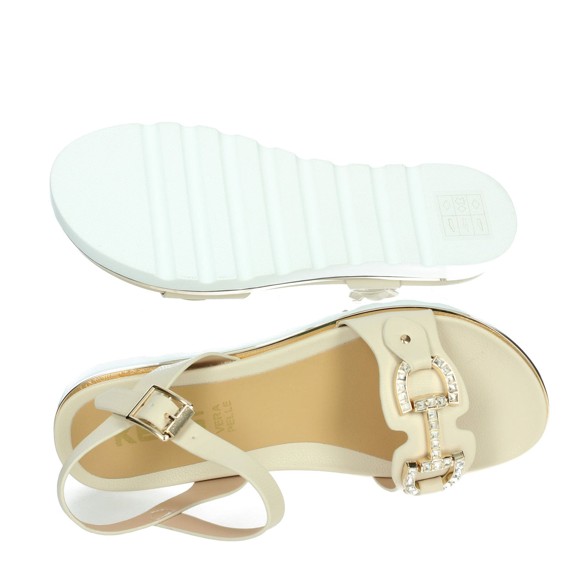 KEYS Donna Sandali bassi K-11043 Beige