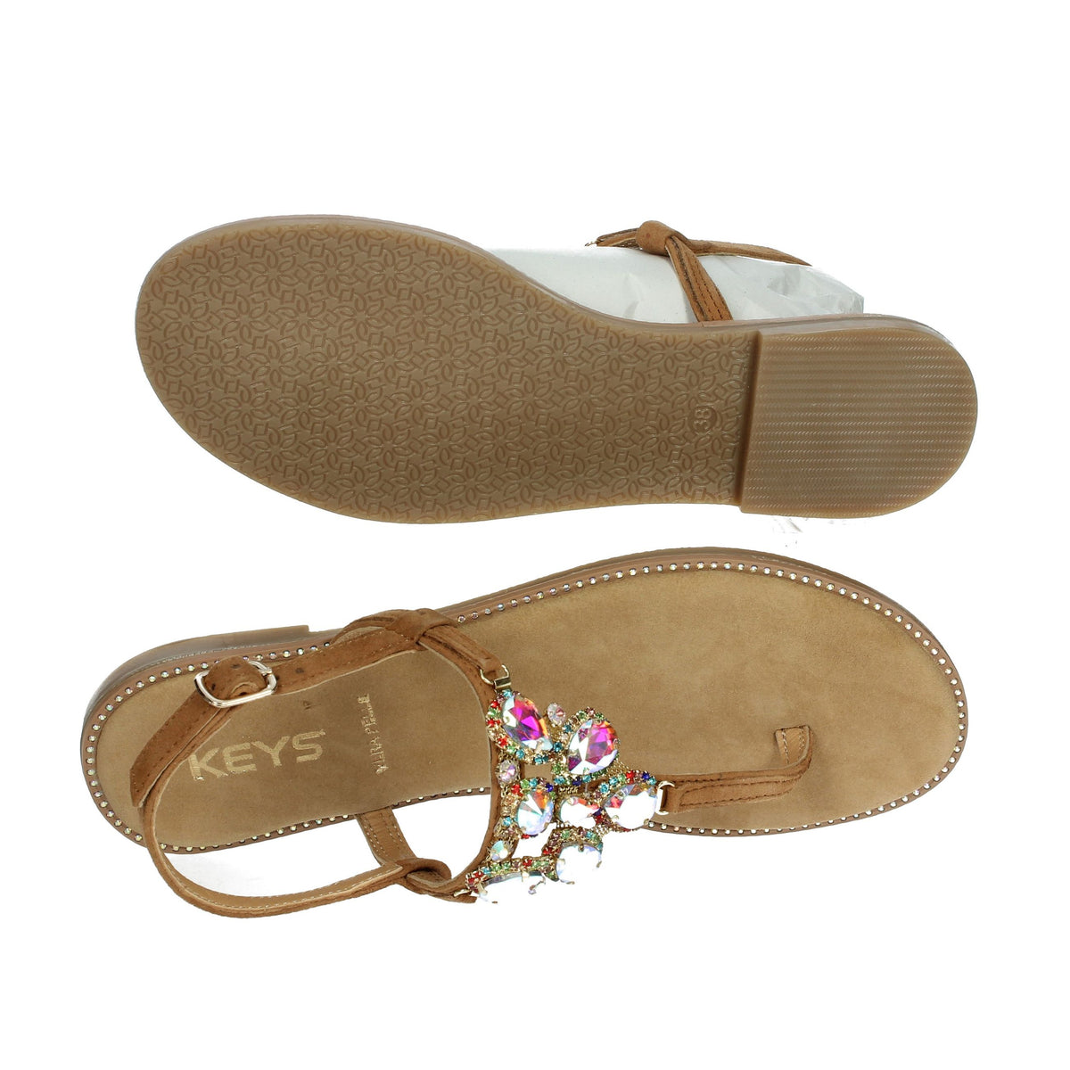 KEYS Donna Infradito K-10952 Cuoio