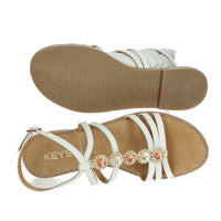 KEYS Donna Sandali bassi K-10950 Bianco