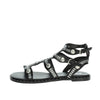Keys Damen Flache Sandale K-10892 Schwarz