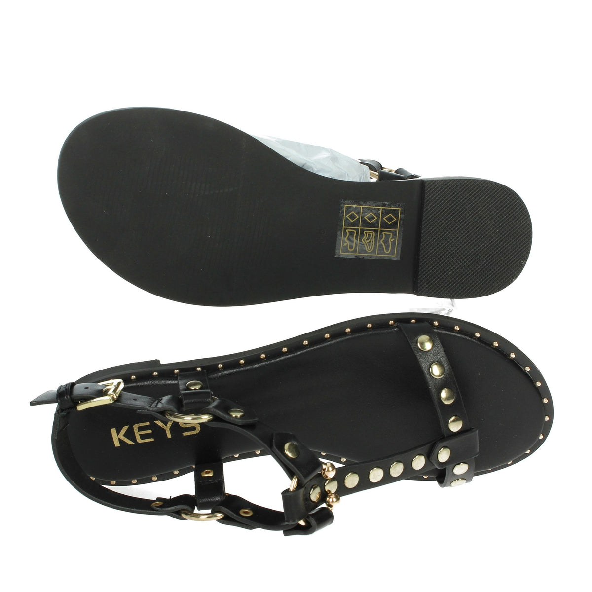 KEYS Donna Sandali bassi K-10890 Nero