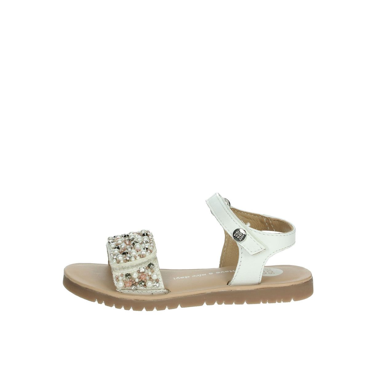 GIOSEPPO Bambine e ragazze Sandali bassi 74113 Bianco