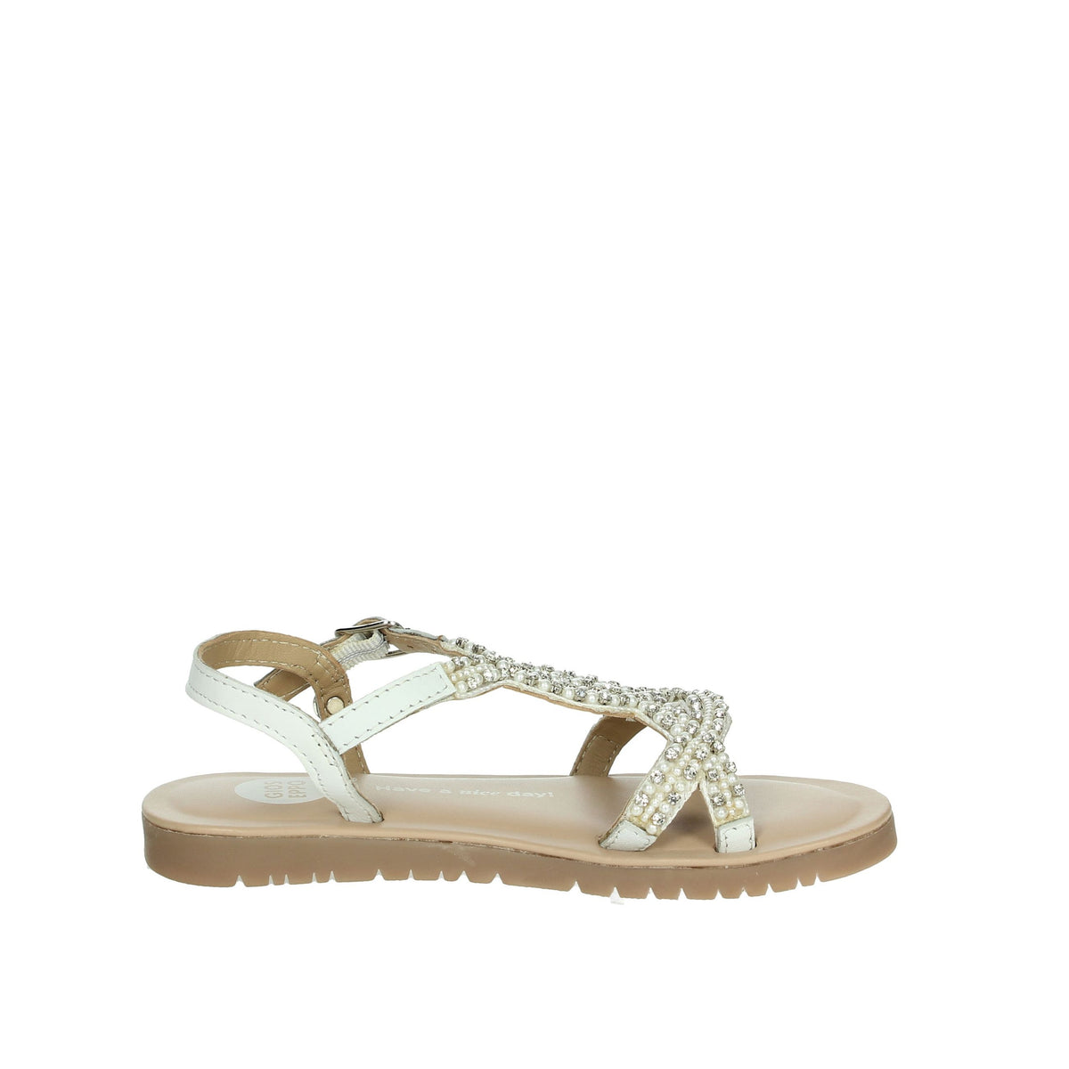 GIOSEPPO Bambine e ragazze Sandali bassi 74824 Bianco