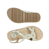 GIOSEPPO Bambine e ragazze Sandali bassi 74824 Bianco