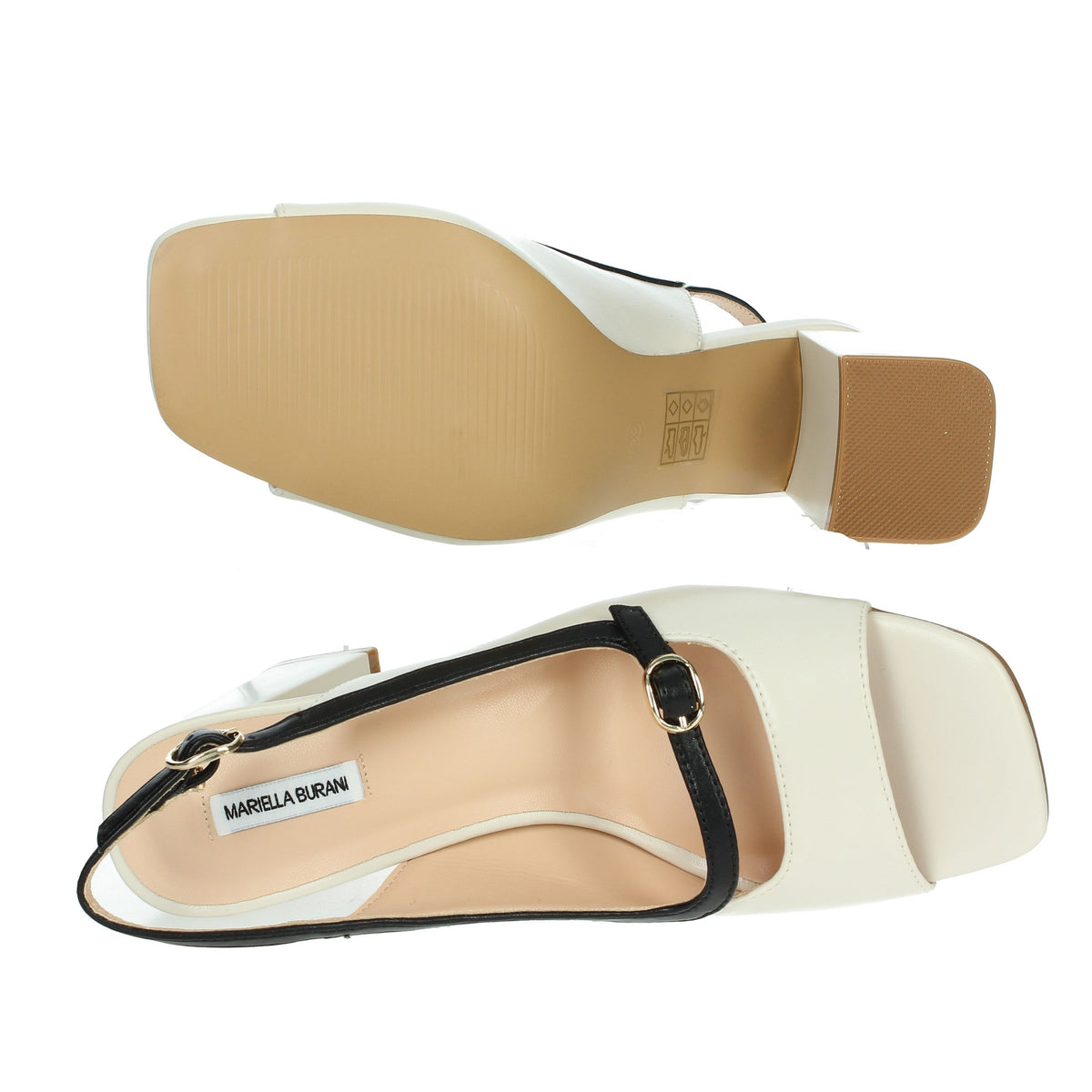MARIELLA BURANI Donna Sandali con tacco 51161 Beige