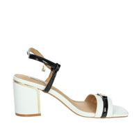 MARIELLA BURANI Donna Sandali con tacco 51214 Bianco/Nero