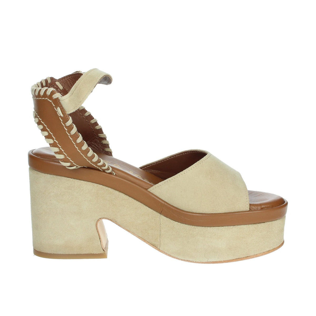 JANET & JANET Donna Sandali con tacco J-154 Beige