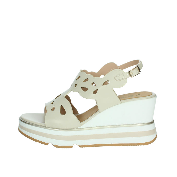 KEYS Donna Sandali con zeppa K-11022 Beige