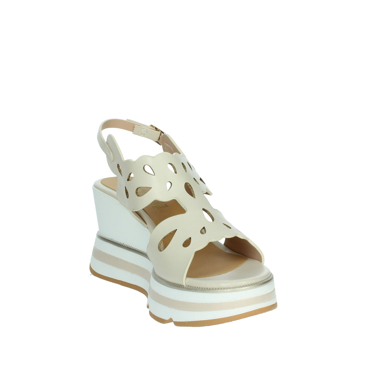 KEYS Donna Sandali con zeppa K-11022 Beige