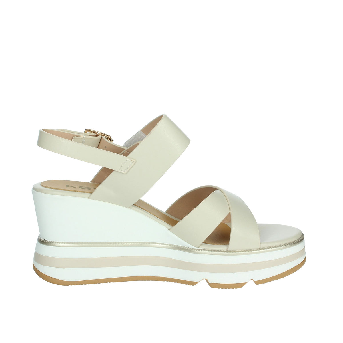 KEYS Donna Sandali con zeppa K-11021 Beige