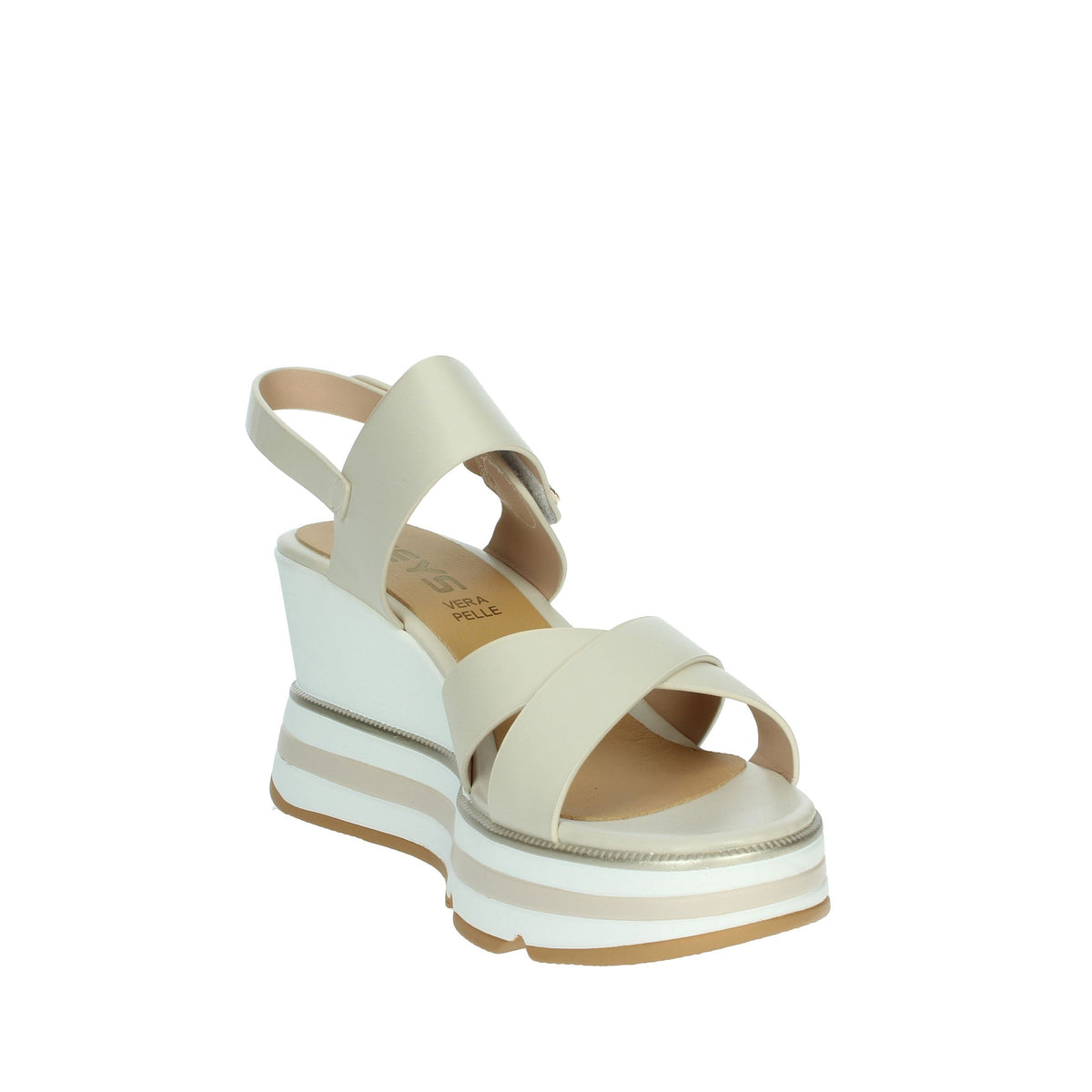KEYS Donna Sandali con zeppa K-11021 Beige