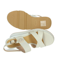 KEYS Donna Sandali con zeppa K-11021 Beige