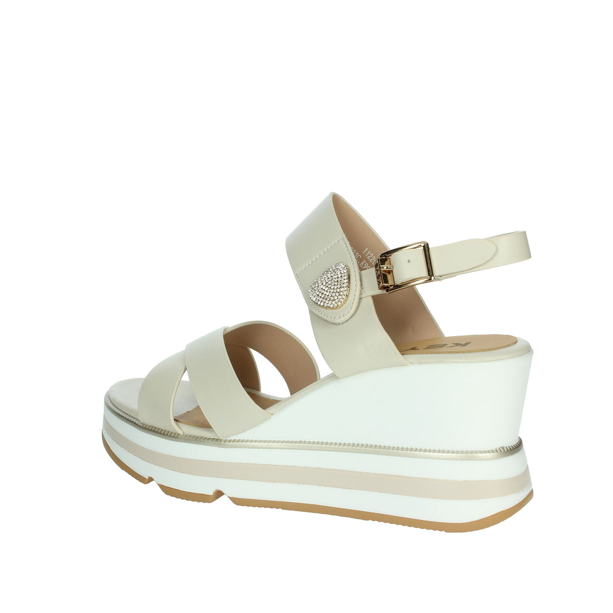 KEYS Donna Sandali con zeppa K-11021 Beige