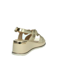 KEYS Donna Sandali con zeppa K-11002 Oro