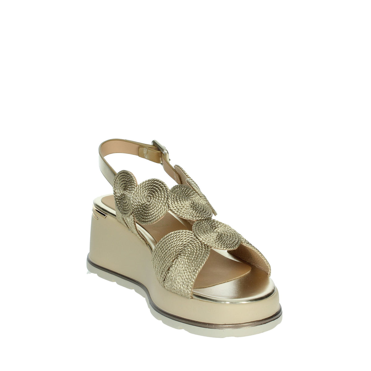 KEYS Donna Sandali con zeppa K-11002 Oro