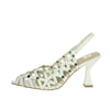 Gold & Gold Donna Slingback GP785 Bianco